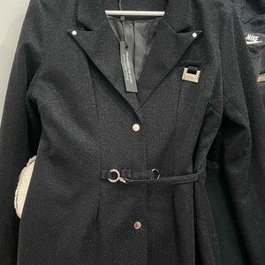 Manerie de Voir Black Glitter Blazer